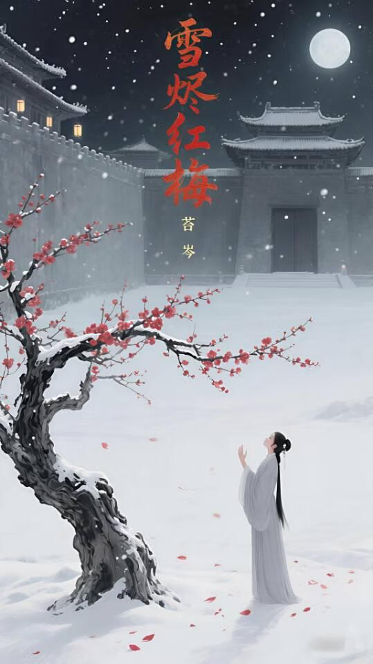 雪燼紅梅