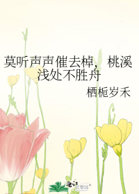 莫聽聲聲催去棹，桃溪淺處不勝舟