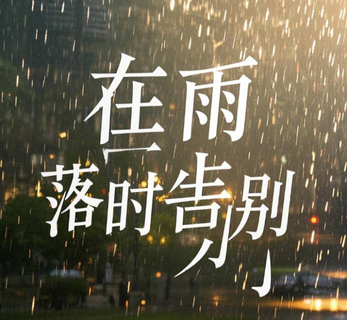 在雨落時告别